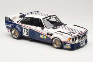 BMW 3.0 CSL E9 Garage Du Bac #76 P. Depnic / H. Coulon 24 Hours of Le Mans 1977 Minichamps 1:18 155772576 メタル - 画像 4/6