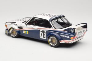 BMW 3.0 CSL E9 Garage Du Bac #76 P. Depnic / H. Coulon 24 Hours of Le Mans 1977 Minichamps 1:18 155772576 メタル - 画像 5/6