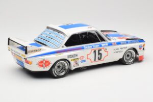 BMW 3.0 CSL E9 #15 BMW Alpina J. Peltier / H. Menzel 24 Hours of Spa 1973 Minichamps 1:18 155732695 メタル - 画像 2/6
