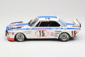 BMW 3.0 CSL E9 #15 BMW Alpina J. Peltier / H. Menzel 24 Hours of Spa 1973 Minichamps 1:18 155732695 メタル - 画像 3/6