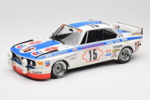 BMW 3.0 CSL E9 #15 BMW Alpina J. Peltier / H. Menzel 24 Hours of Spa 1973 Minichamps 1:18 155732695 メタル