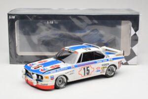 BMW 3.0 CSL E9 #15 BMW Alpina J. Peltier / H. Menzel 24 Hours of Spa 1973 Minichamps 1:18 155732695 メタル - 画像 6/6