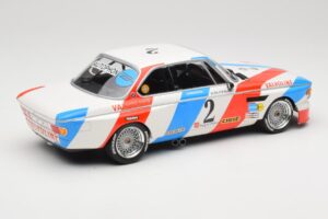 BMW 3.0 CSL E9 #2 Luigi Racing A. de Fierlant / P. Xhenceval Winners 24 Hours of Spa 1975 Minichamps 1:18 155752602 メタル - 画像 2/6