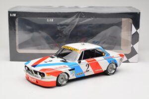 BMW 3.0 CSL E9 #2 Luigi Racing A. de Fierlant / P. Xhenceval Winners 24 Hours of Spa 1975 Minichamps 1:18 155752602 メタル - 画像 6/6