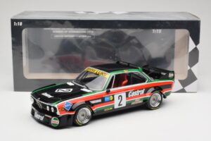 BMW 3.0 CSL E9 #2 Luigi Racing J-M. de Wael / A. de Fierlant Winners GP Nurburgring 1976 Minichamps 1:18 155762502 メタル - 画像 6/6