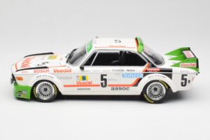 BMW 3.0 CSL E9 #5 Assoc Interim J-C. Chavan / A. Detrin Winners 24 Hours of Spa 1976 Minichamps 1:18 155762505 メタル - 画像 3/6