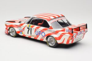 BMW 3.0 CSL E9 #71 Luigi Racing P. Xhenceval / J. Dieudonné 24 Hours of Le Mans 1977 Minichamps 1:18 155772571 メタル - 画像 5/6