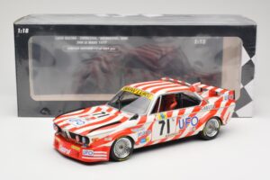 BMW 3.0 CSL E9 #71 Luigi Racing P. Xhenceval / J. Dieudonné 24 Hours of Le Mans 1977 Minichamps 1:18 155772571 メタル - 画像 6/6
