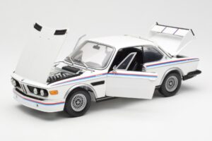 BMW 3.0 CSL E9 スポイラーセット付き ホワイト Minichamps 1:18 180029021 メタル - 画像 2/8