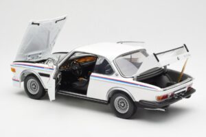BMW 3.0 CSL E9 スポイラーセット付き ホワイト Minichamps 1:18 180029021 メタル - 画像 5/8