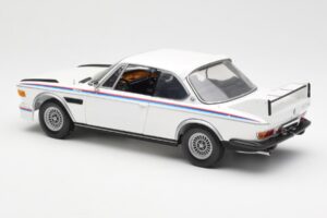 BMW 3.0 CSL E9 スポイラーセット付き ホワイト Minichamps 1:18 180029021 メタル - 画像 7/8