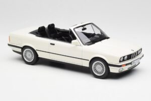 BMW 325i E30 カブリオレ Alpine ホワイト Norev 1:18 183213 メタル - 画像 4/6