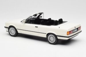 BMW 325i E30 カブリオレ Alpine ホワイト Norev 1:18 183213 メタル - 画像 5/6