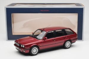 BMW 325i E30 Touring レッドメタリック Norev 1:18 183218 メタル - 画像 6/6