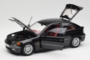BMW 325Ti Compact E46 ブラック Kyosho 1:18 80430024440 メタル - 画像 2/7