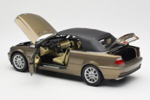 BMW 328Ci E46 カブリオレ Individual ブラスメタリック リミテッドエディション Kyosho 1:18 80430395004 メタル - 画像 5/8