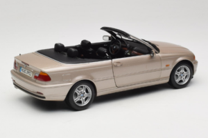 BMW 328i E46 カブリオレ Sand Beige Metallic Kyosho 1:18 80430009756 メタル - 画像 4/9