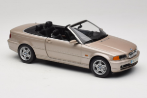 BMW 328i E46 カブリオレ Sand Beige Metallic Kyosho 1:18 80430009756 メタル - 画像 7/9