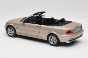BMW 328i E46 カブリオレ Sand Beige Metallic Kyosho 1:18 80430009756 メタル - 画像 8/9