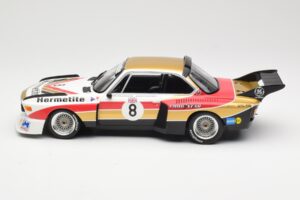 BMW 3.5 CSL E9 Hermetite #8 J. Fitzpatrick / T. Walkinshaw 1000 km Nurburgring 1976 Minichamps 1:18 155762608 メタル - 画像 3/6