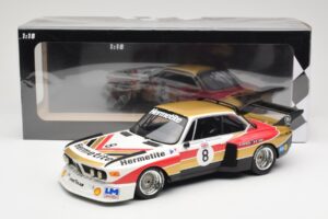 BMW 3.5 CSL E9 Hermetite #8 J. Fitzpatrick / T. Walkinshaw 1000 km Nurburgring 1976 Minichamps 1:18 155762608 メタル - 画像 6/6