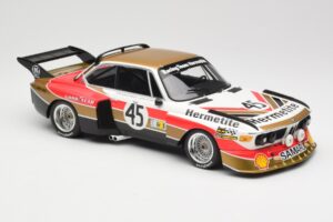 BMW 3.5 CSL E9 #45 Hermetite T. Walkinshaw / J. Fitzpatrick 24 Hours of Le Mans 1976 Minichamps 1:18 155762645 メタル - 画像 4/6