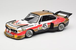 BMW 3.5 CSL E9 #45 Hermetite T. Walkinshaw / J. Fitzpatrick 24 Hours of Le Mans 1976 Minichamps 1:18 155762645 メタル