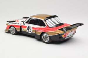 BMW 3.5 CSL E9 #45 Hermetite T. Walkinshaw / J. Fitzpatrick 24 Hours of Le Mans 1976 Minichamps 1:18 155762645 メタル - 画像 5/6
