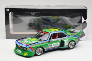 BMW 3.5 CSL E9 Schnitzer #10 D. Quester / R. Peterson 6 Hours Watkins Glen 1976 Minichamps 1:18 155762610 メタル - 画像 6/6