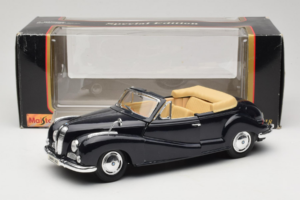 BMW 502 カブリオレ ブラック Maisto 1:18 31817 メタル - 画像 8/8