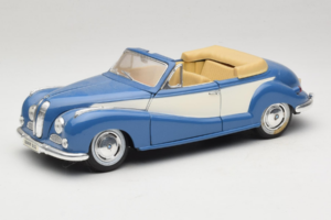 BMW 502 カブリオレ ブルー Tchibo 1:18 45396 メタル