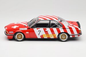 BMW 635 CSi E24 #7 BMW Italia G. Brancatelli / H. Kelleners Brno Grand Prix 1984 Minichamps 1:18 155842507 メタル - 画像 3/6