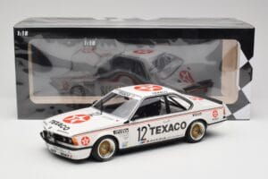 BMW 635 CSi E24 #12 R. Metge / C. Ballot-Léna Bavaria Automobiles 24 Hours of Spa 1985 Minichamps 1:18 155852513 メタル - 画像 6/6