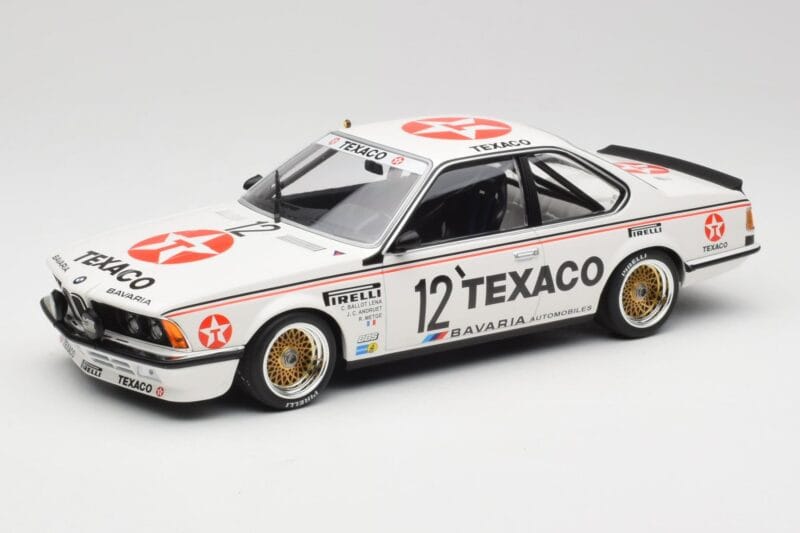 BMW 635 CSi E24 #12 R. Metge / C. Ballot-Léna Bavaria Automobiles 24 Hours of Spa 1985 Minichamps 1:18 155852513 メタル