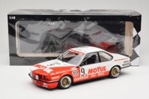 BMW 635 CSi E24 #9 Hollinger / P. Giroix Garage du Bac 24 Hours of Spa 1984 Minichamps 1:18 155842509 メタル - 画像 6/6