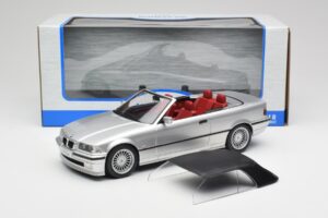 BMW Alpina B3 E36 3.2 カブリオレ Arctic Silver MCG 1:18 MCG18322 メタル - 画像 8/8