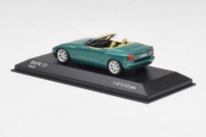 BMW Z1 E30 ブリティッシュレーシンググリーン Minichamps 1:43 400020100 メタル - 画像 3/4