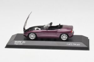 BMW Z1 E30 パープルメタリック Minichamps 1:43 400020101 メタル - 画像 4/5