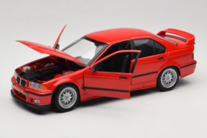 BMW 318is E36 Hellrot UT Models 1:18 180024302-R1 メタル - 画像 2/8