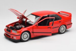 BMW 318is E36 レッド UT Models 1:18 180024302 メタル - 画像 2/8