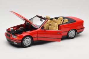 BMW 3 Series E36 カブリオレ レッド UT Models 1:18 BMW005 メタル - 画像 2/8