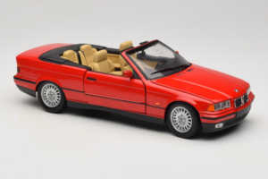 BMW 3 Series E36 カブリオレ レッド UT Models 1:18 BMW005 メタル - 画像 6/8