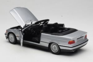 BMW 3 Series E36 カブリオレ シルバー UT Models 1:18 BMW008 メタル - 画像 5/8