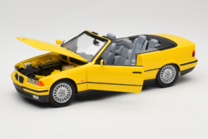 BMW 3 Series E36 カブリオレ イエロー UT Models 1:18 BMW007 メタル - 画像 2/8