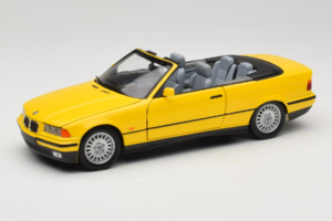 BMW 3 Series E36 カブリオレ イエロー UT Models 1:18 BMW007 メタル