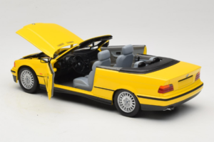 BMW 3 Series E36 カブリオレ イエロー UT Models 1:18 BMW007 メタル - 画像 5/8