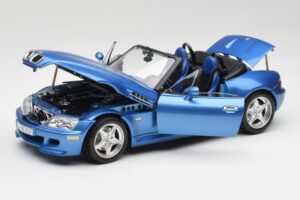 BMW Z3 E36 M Roadster Estoril Blue Bburago 1:18 3349-M1 メタル - 画像 2/8