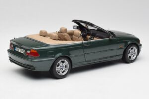 BMW 3 E46 カブリオレ グリーン Kyosho 1:18 80430009757 メタル - 画像 3/8