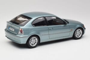 BMW 325Ti E46 Compact ライトブルー メタリック Kyosho 1:18 80430024439 メタル - 画像 3/8