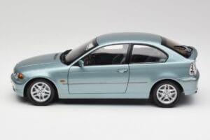 BMW 325Ti E46 Compact ライトブルー メタリック Kyosho 1:18 80430024439 メタル - 画像 4/8